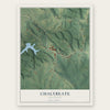 Chalybeate, Mississippi map print, the full design