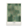 Map of Como, Mississippi, 12 x 18 inch unframed archival matte print