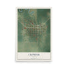 Map of Crowder, Mississippi, 12 x 18 inch unframed archival matte print