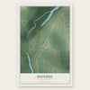 Dundee, Mississippi map print, the full design