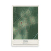 Map of Ethel, Mississippi, 12 x 18 inch unframed archival matte print