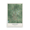 Map of Hernando, Mississippi, 12 x 18 inch unframed archival matte print