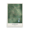 Map of Kilmichael, Mississippi, 12 x 18 inch unframed archival matte print