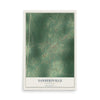 Map of Sandersville, Mississippi, 12 x 18 inch unframed archival matte print
