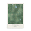 Map of Toccopola, Mississippi, 12 x 18 inch unframed archival matte print