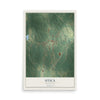 Map of Utica, Mississippi, 12 x 18 inch unframed archival matte print