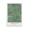 Map of Water Valley, Mississippi, 12 x 18 inch unframed archival matte print