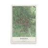 Map of Bozeman, Montana, 12 x 18 inch unframed archival matte print