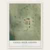 Eagle Creek Colony, Montana map print, the full design