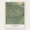 Goldcreek, Montana map print, the full design