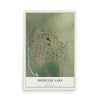 Map of Medicine Lake, Montana, 12 x 18 inch unframed archival matte print