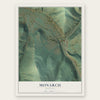 Monarch, Montana map print, the full design