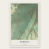Roberts, Montana map print, the full design