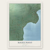 Rocky Point, Montana map print, the full design