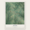 Alexis, North Carolina map print, the full design
