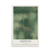Map of Askewville, North Carolina, 12 x 18 inch unframed archival matte print