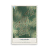 Map of Garysburg, North Carolina, 12 x 18 inch unframed archival matte print