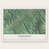 Germanton, North Carolina map print, the full design