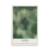 Map of Godwin, North Carolina, 12 x 18 inch unframed archival matte print