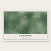 Hallsboro, North Carolina map print, the full design