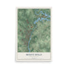 Map of Mount Holly, North Carolina, 12 x 18 inch unframed archival matte print