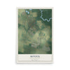 Map of Moyock, North Carolina, 12 x 18 inch unframed archival matte print