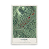 Map of Old Fort, North Carolina, 12 x 18 inch unframed archival matte print