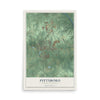 Map of Pittsboro, North Carolina, 12 x 18 inch unframed archival matte print