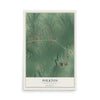Map of Polkton, North Carolina, 12 x 18 inch unframed archival matte print