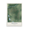 Map of Princeville, North Carolina, 12 x 18 inch unframed archival matte print