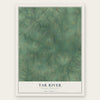 Tar River, North Carolina map print, the full design
