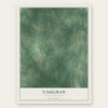 Vaughan, North Carolina map print, the full design