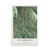 Map of West Jefferson, North Carolina, 12 x 18 inch unframed archival matte print