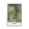 Map of Arthur, North Dakota, 12 x 18 inch unframed archival matte print