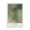 Map of Calvin, North Dakota, 12 x 18 inch unframed archival matte print