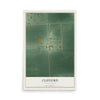 Map of Clifford, North Dakota, 12 x 18 inch unframed archival matte print