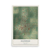 Map of Ellendale, North Dakota, 12 x 18 inch unframed archival matte print