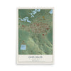 Map of Glen Ullin, North Dakota, 12 x 18 inch unframed archival matte print