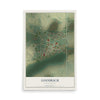 Map of Goodrich, North Dakota, 12 x 18 inch unframed archival matte print