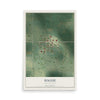 Map of Hague, North Dakota, 12 x 18 inch unframed archival matte print