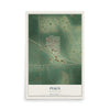 Map of Pekin, North Dakota, 12 x 18 inch unframed archival matte print