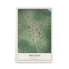 Map of Sheyenne, North Dakota, 12 x 18 inch unframed archival matte print