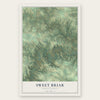 Sweet Briar, North Dakota map print, the full design