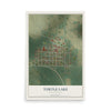 Map of Turtle Lake, North Dakota, 12 x 18 inch unframed archival matte print