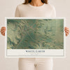 Map of White Earth, North Dakota, 12 x 18 inch unframed archival matte print