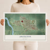 Map of Arlington, Nebraska, 12 x 18 inch unframed archival matte print