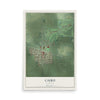 Map of Cairo, Nebraska, 12 x 18 inch unframed archival matte print
