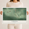 Map of Carleton, Nebraska, 12 x 18 inch unframed archival matte print