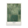 Map of Gross, Nebraska, 12 x 18 inch unframed archival matte print