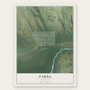 Parks, Nebraska map print, the full design